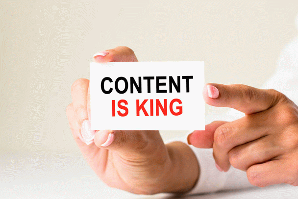 محتوا پادشاه است